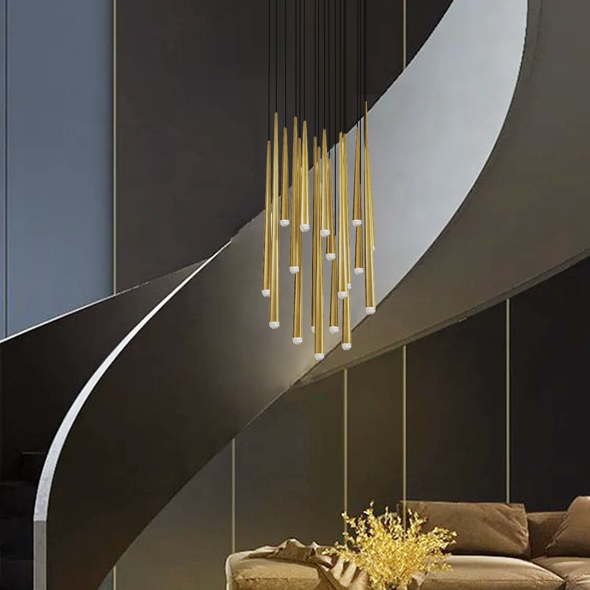 Akormen Round Tubular Pendant - XYlight