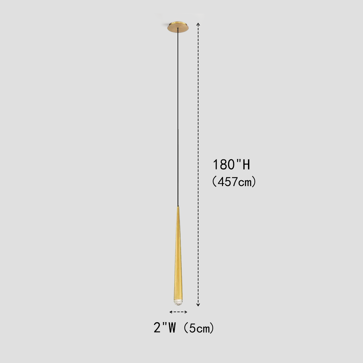 Akormen Round Tubular Pendant - XYlight