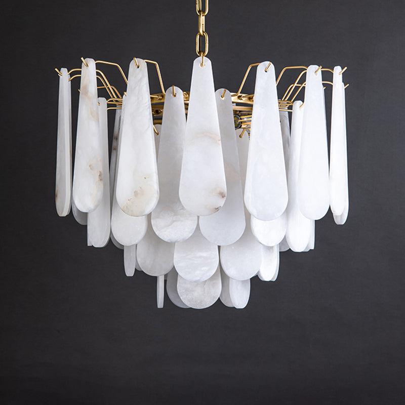Alabaster Foyer Modern Chandelier - XYlight