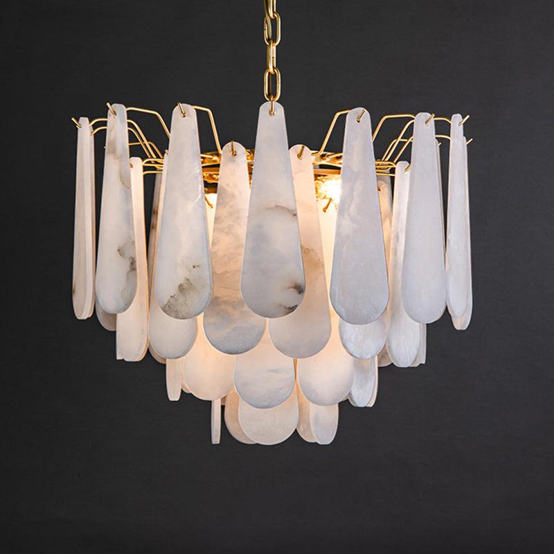 Alabaster Foyer Modern Chandelier - XYlight