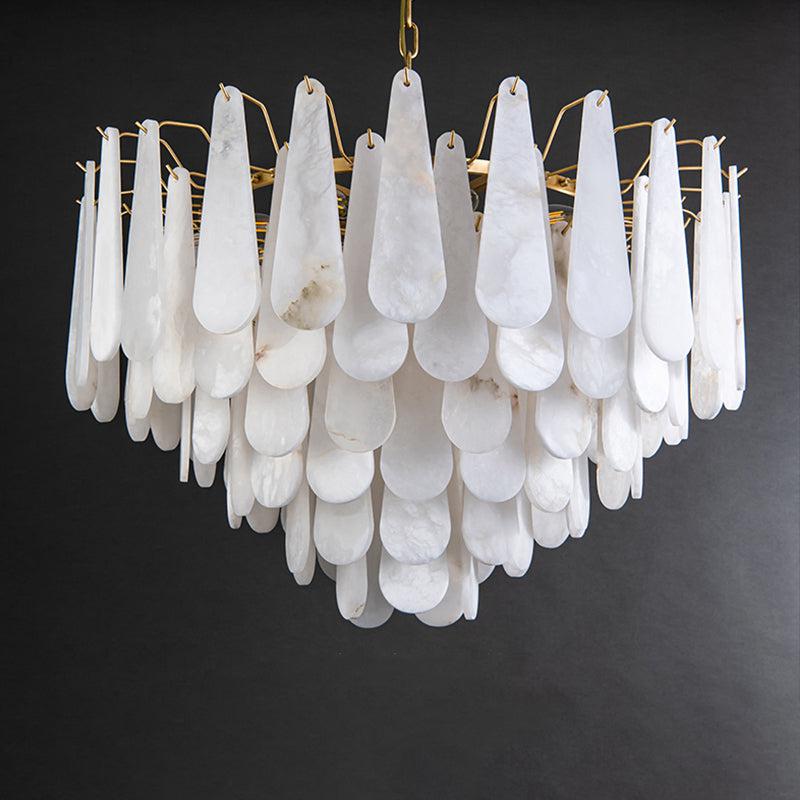 Alabaster Foyer Modern Chandelier - XYlight