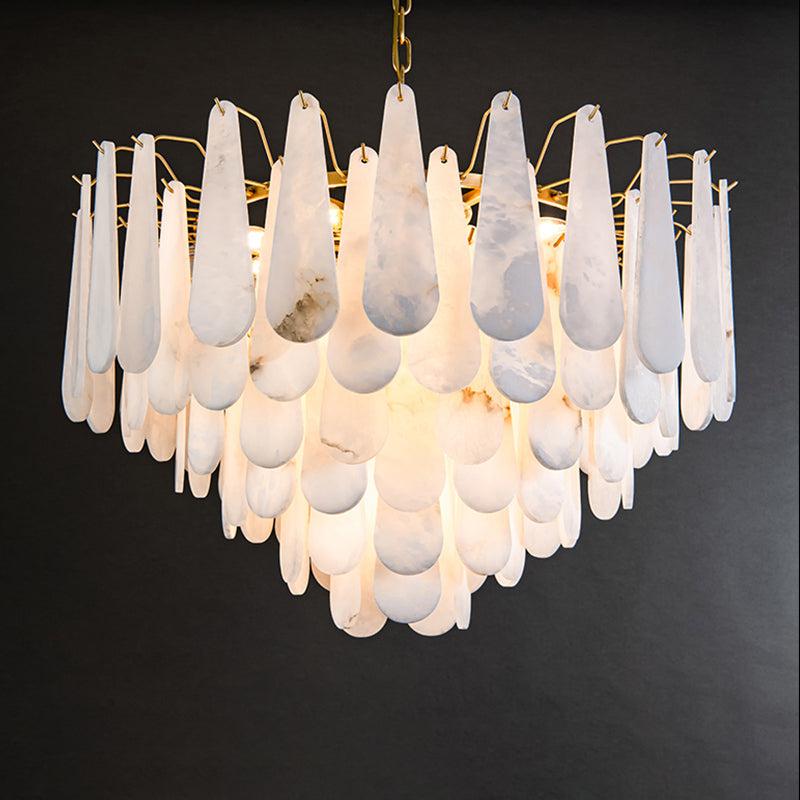 Alabaster Foyer Modern Chandelier - XYlight