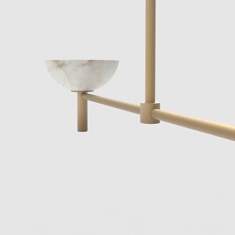Alabaster Kitchen Island Pendant - XYlight