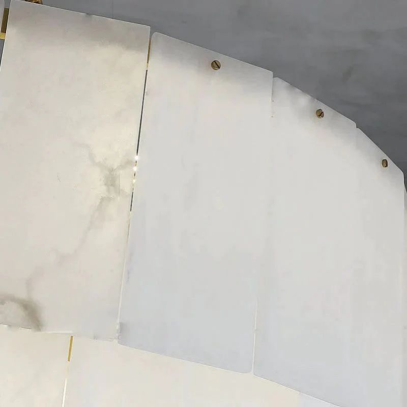 Alabaster Multi-Layer Modern Round Chandelier - XYlight