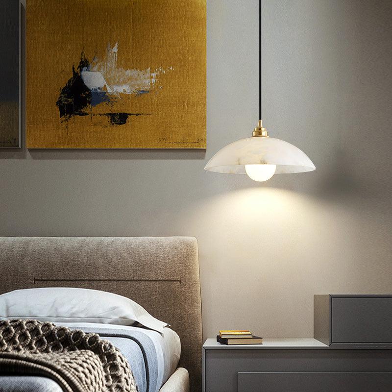 Alabaster Modern Art Pendant - XYlight