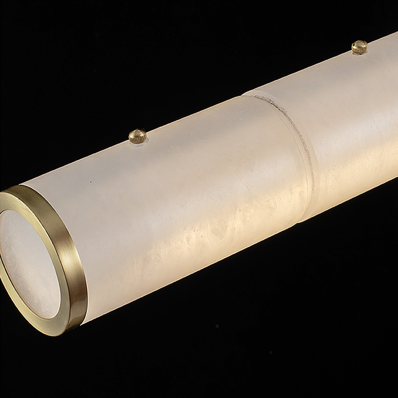 Alabaster Modern Art Linear Pendant - XYlight