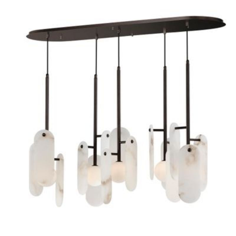 Alabaster Studio M Megalith 5-Light Pendant - XYlight