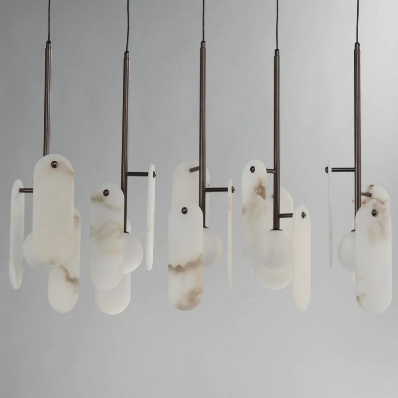 Alabaster Studio M Megalith 5-Light Pendant - XYlight