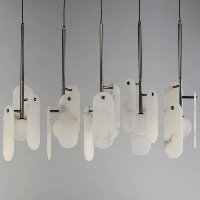 Alabaster Studio M Megalith 5-Light Pendant - XYlight