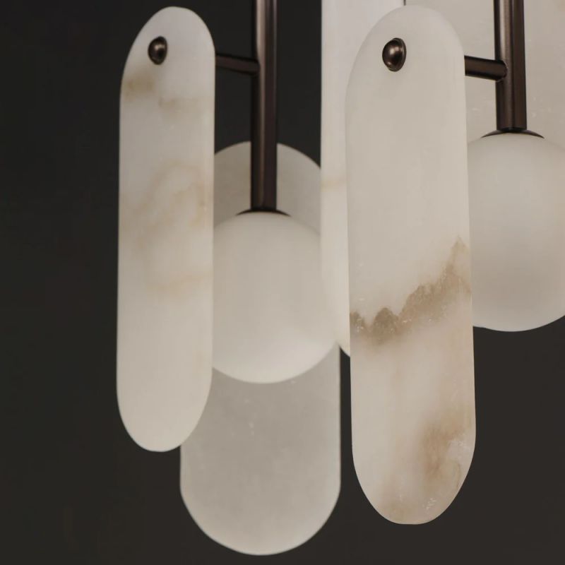 Alabaster Studio M Megalith 5-Light Pendant - XYlight