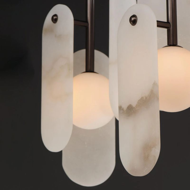 Alabaster Studio M Megalith 5-Light Pendant - XYlight