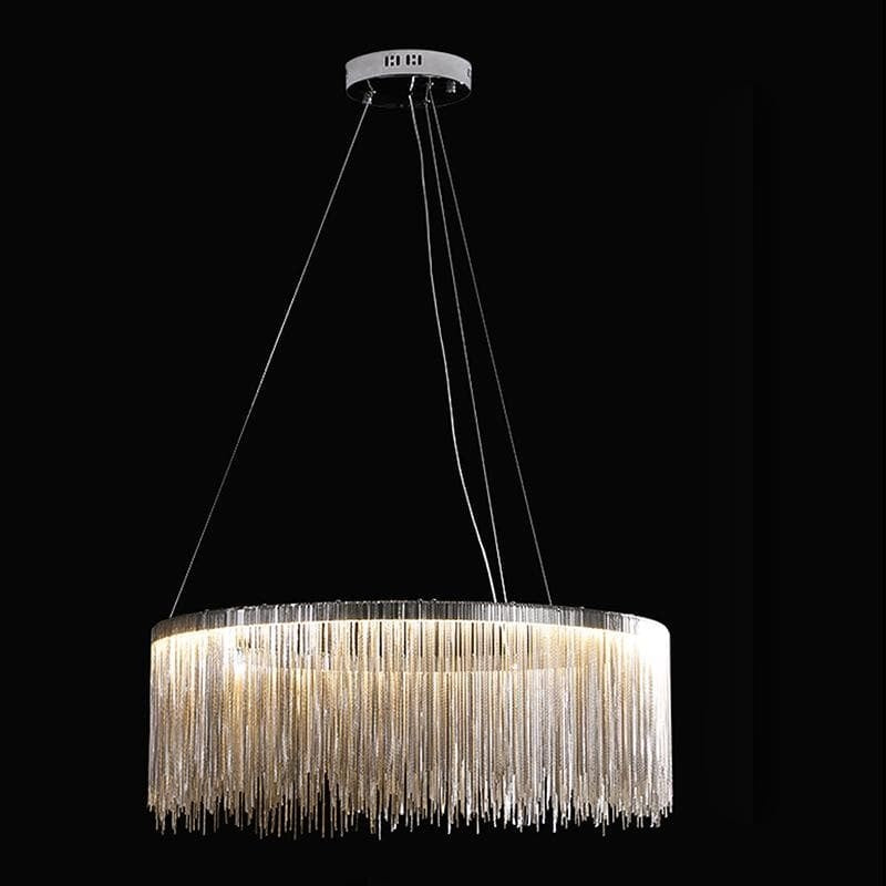 Alisa Luxury Round Chain Tassel Chandelier - XYlight