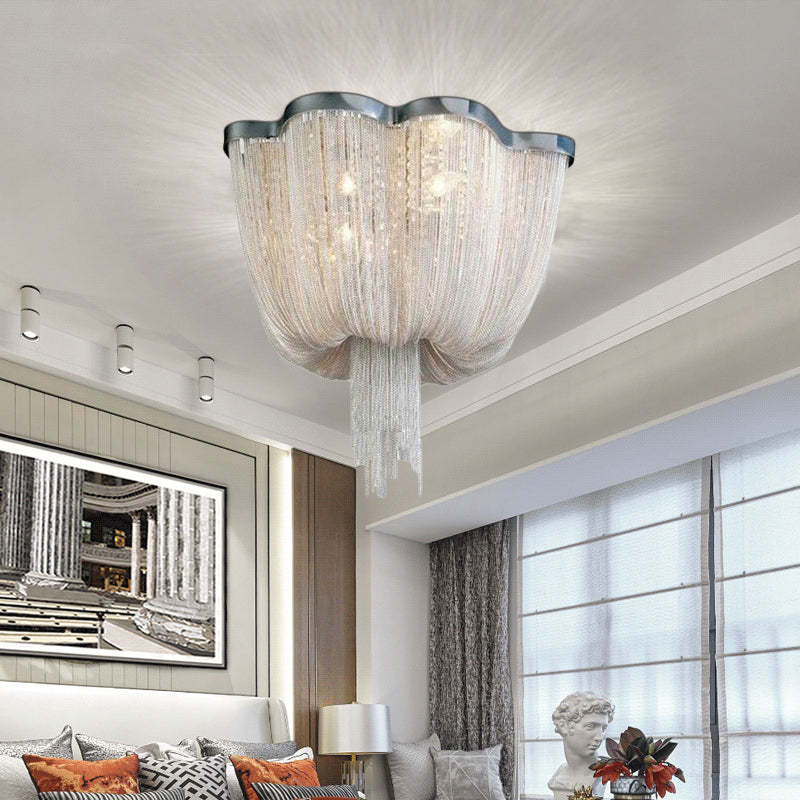 Aluminum Chain Tassel Chandelier - XYlight