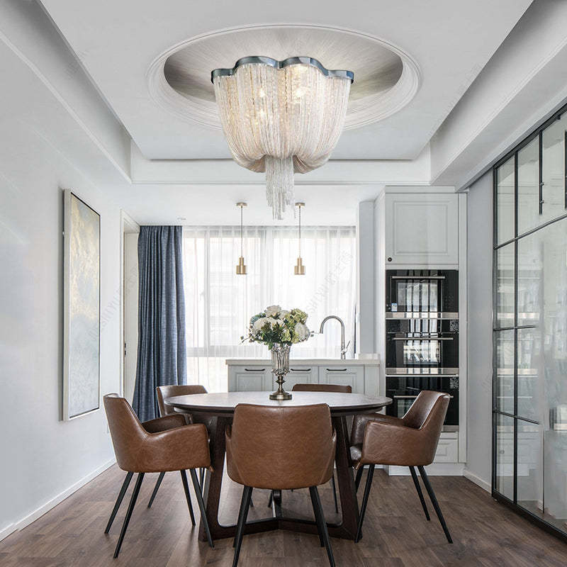 Aluminum Chain Tassel Chandelier - XYlight