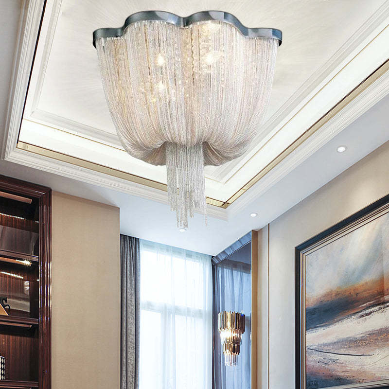 Aluminum Chain Tassel Chandelier - XYlight