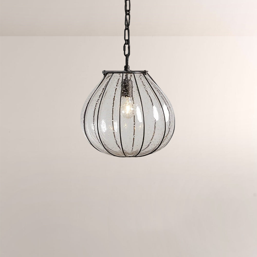 Amira Seeded Glass Gourd Pendant - XYlight