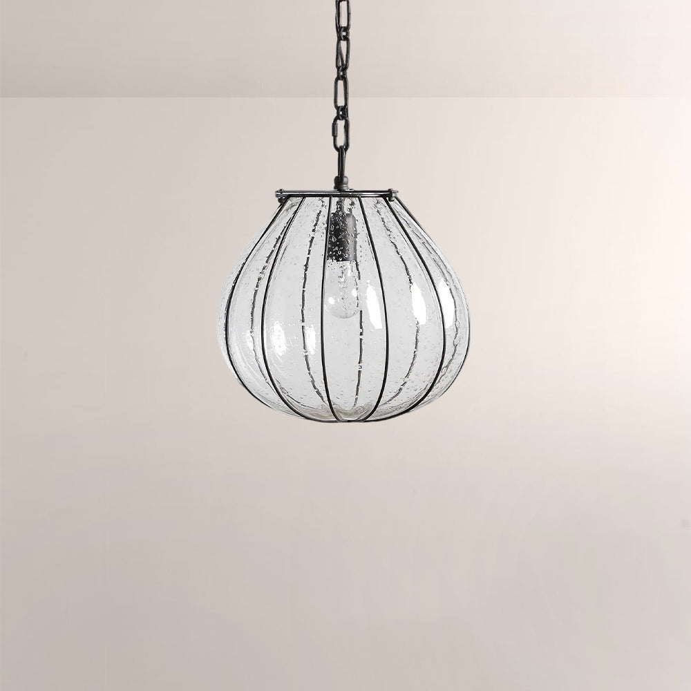 Amira Seeded Glass Gourd Pendant - XYlight