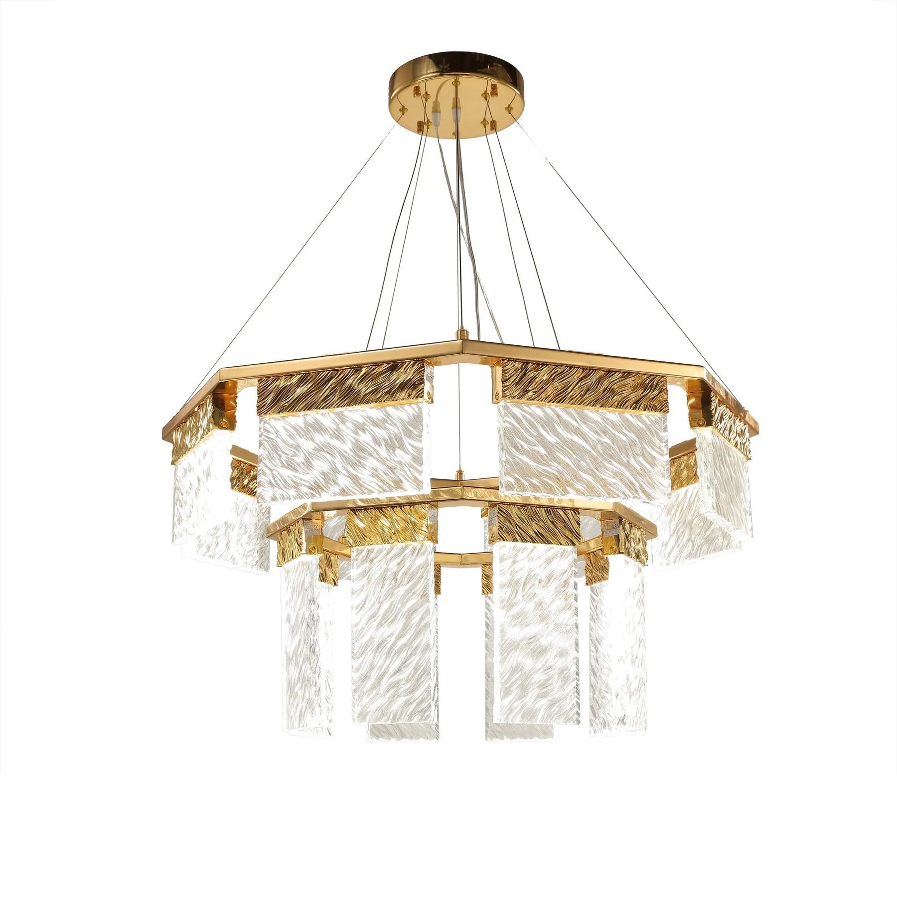 Arlen 2-Tier Round Down-Light Chandelier - XYlight