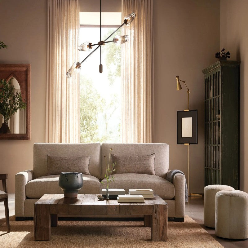 Arrow Bronze Glass Chandelier - XYlight