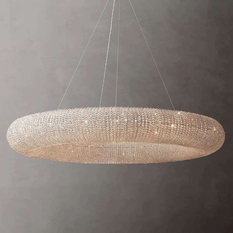 Audalune Round Crystal LED Chandelier - XYlight