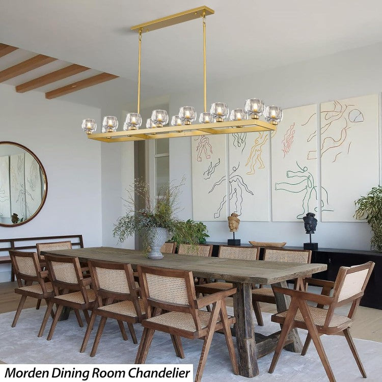 Aurevon Crystal Linear Chandelier 59″ / - XYlight