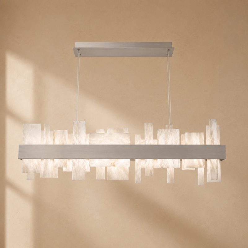 Aveloren LED Linear Alabaster Chandelier