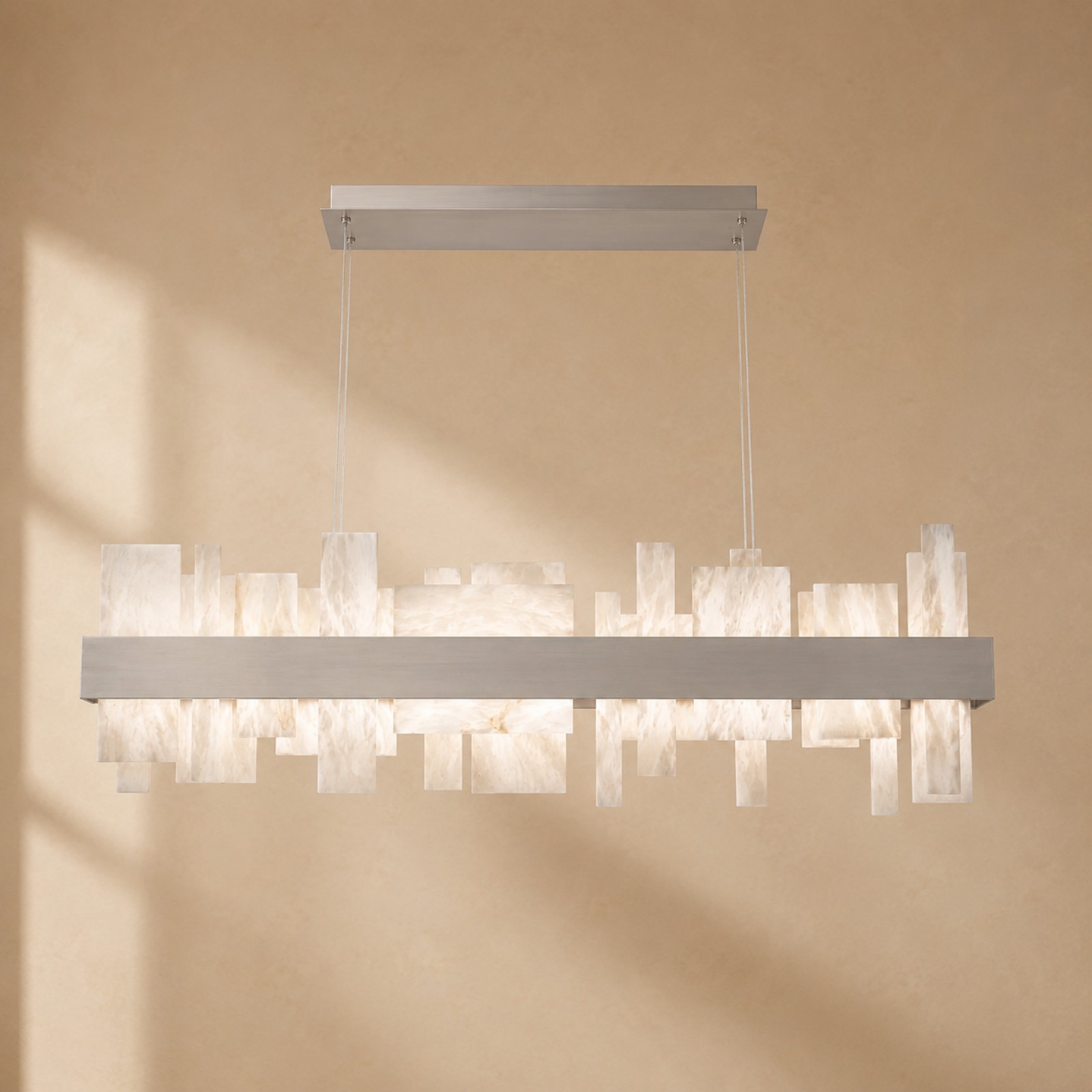 Aveloren LED Linear Alabaster Chandelier - XYlight