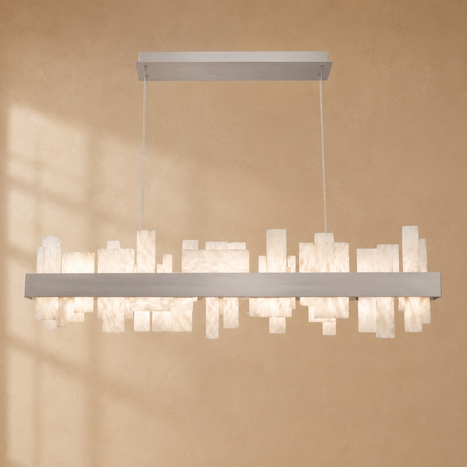 Aveloren LED Linear Alabaster Chandelier - XYlight