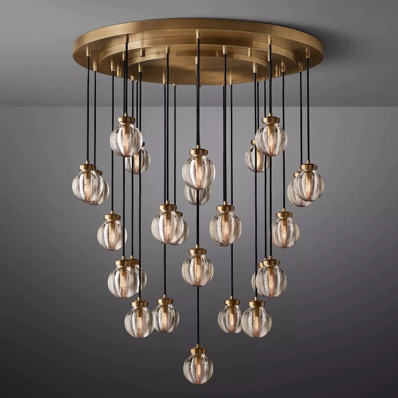 Bervadune Spherical Modern Round Chandelier - XYlight