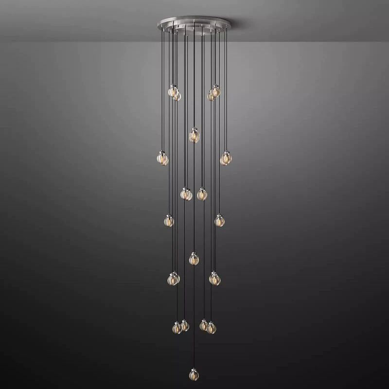 Bervadune Spherical Modern Round Chandelier - XYlight