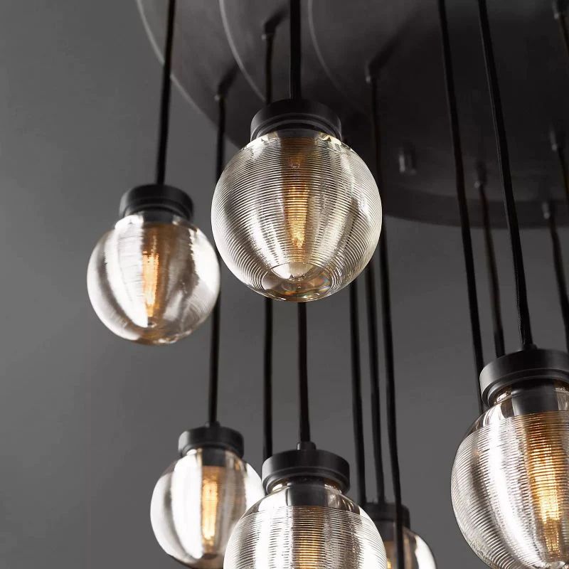 Bervadune Spherical Modern Round Chandelier - XYlight