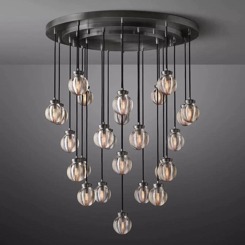 Bervadune Spherical Modern Round Chandelier - XYlight