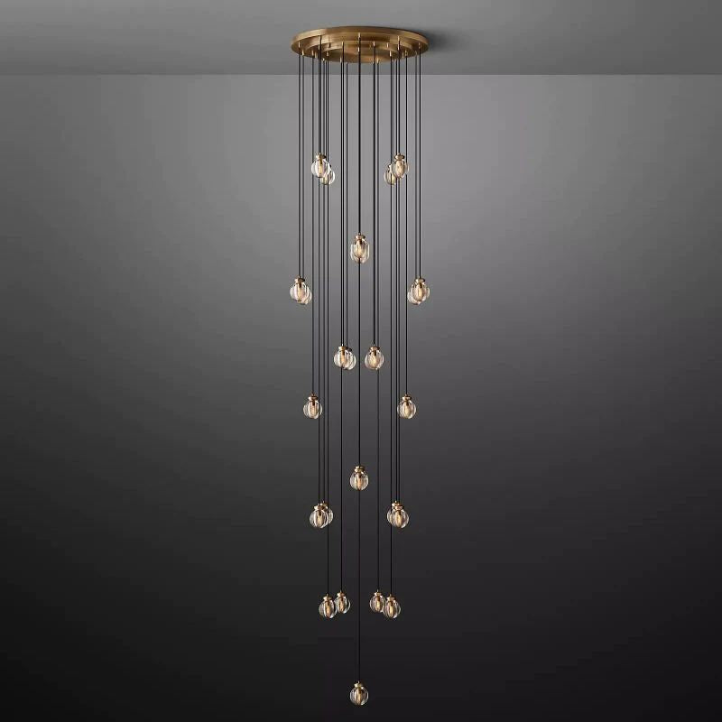 Bervadune Spherical Modern Round Chandelier - XYlight