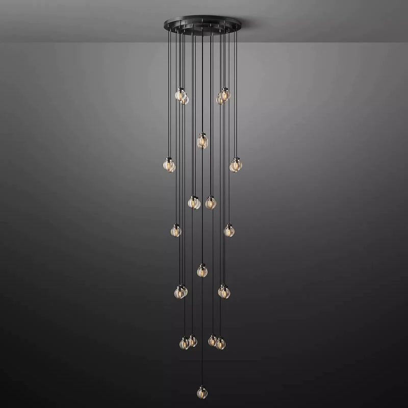 Bervadune Spherical Modern Round Chandelier - XYlight