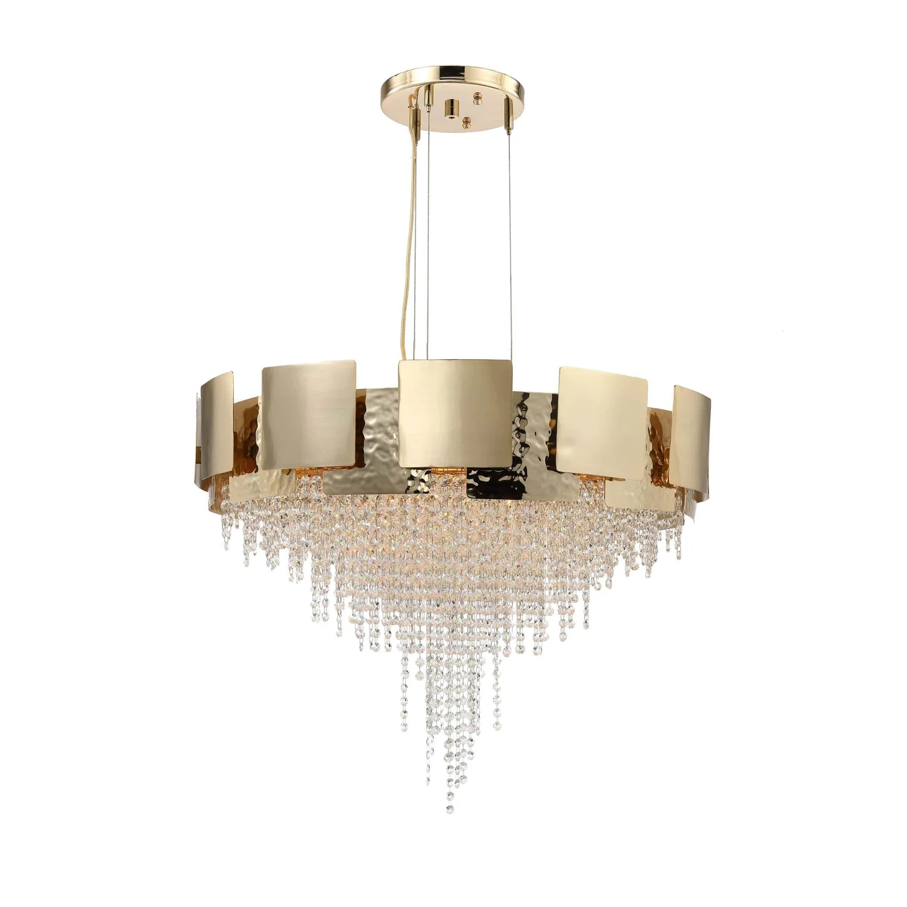Betsy Round Crystal Bead Chandelier - XYlight