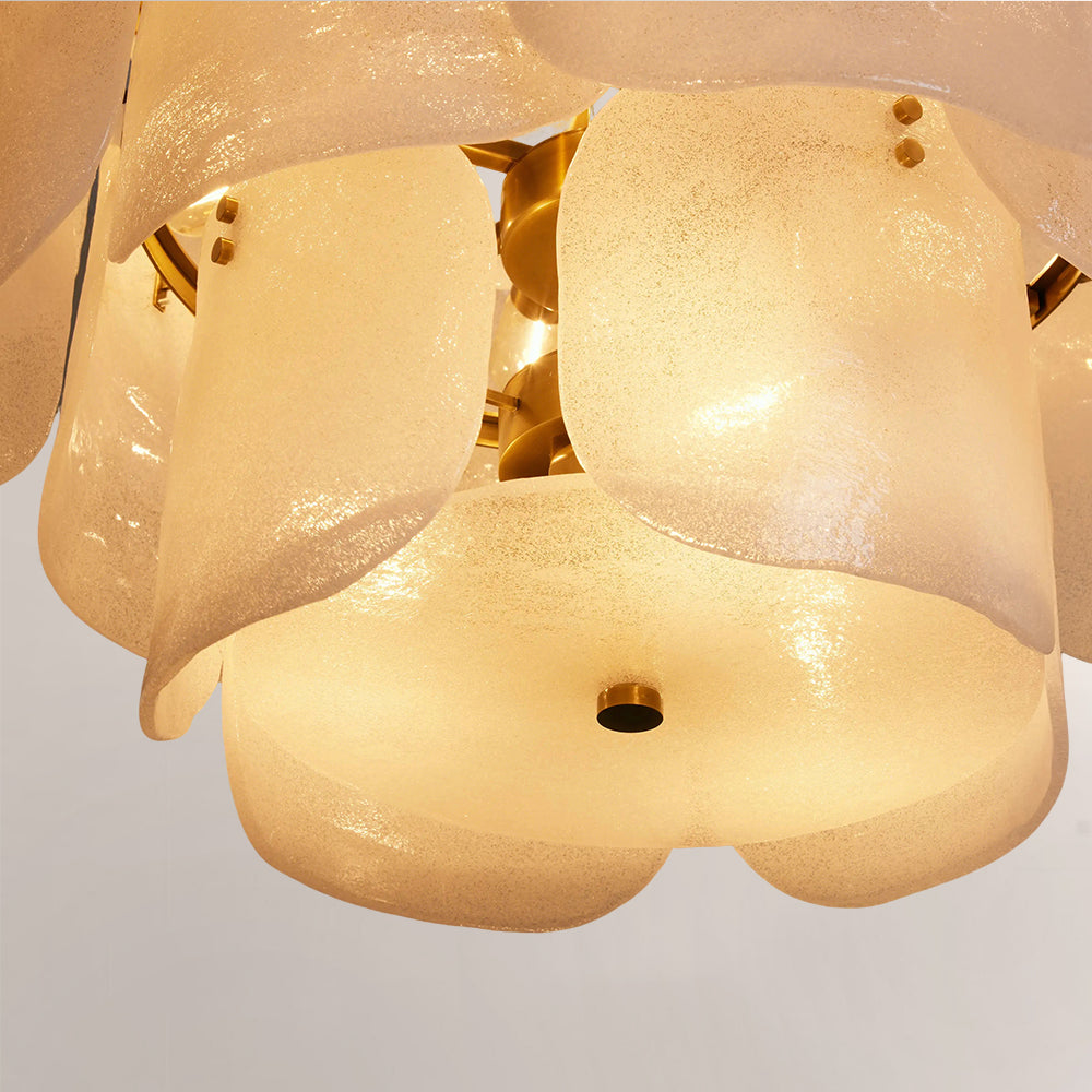 Blaira Tiered Blown Glass Chandelier - XYlight