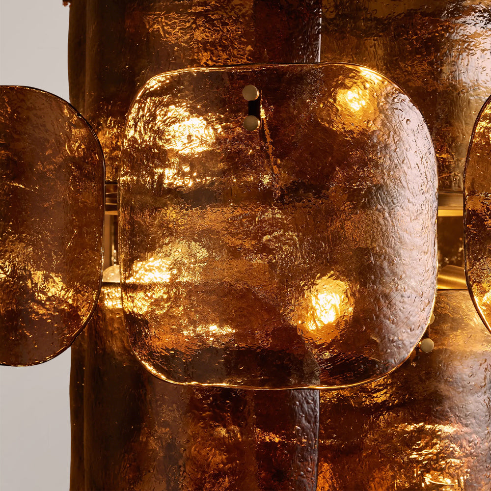 Blaira Tiered Blown Glass Chandelier - XYlight