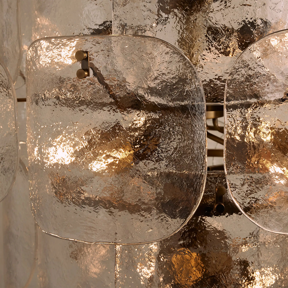 Blaira Tiered Blown Glass Chandelier - XYlight