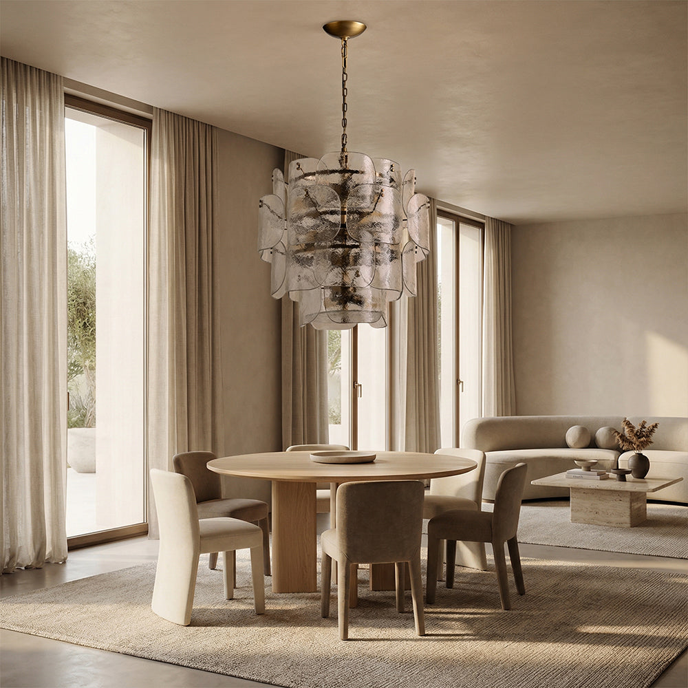 Blaira Tiered Blown Glass Chandelier - XYlight