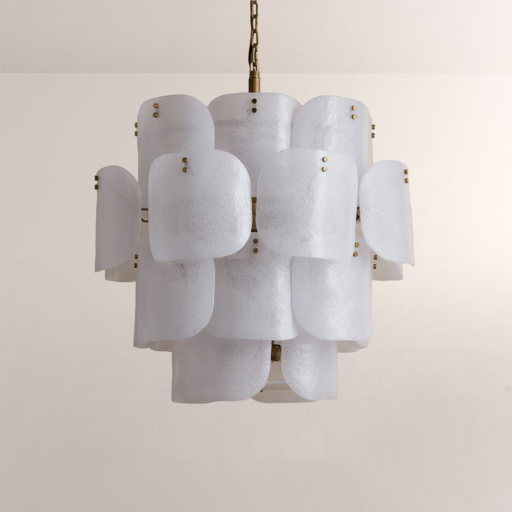 Blaira Tiered Blown Glass Chandelier - XYlight