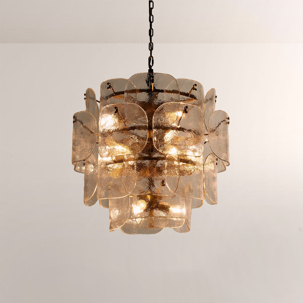 Blaira Tiered Blown Glass Chandelier - XYlight