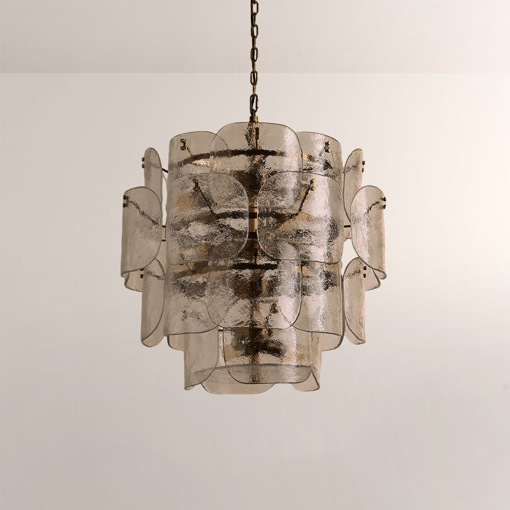Blaira Tiered Blown Glass Chandelier - XYlight