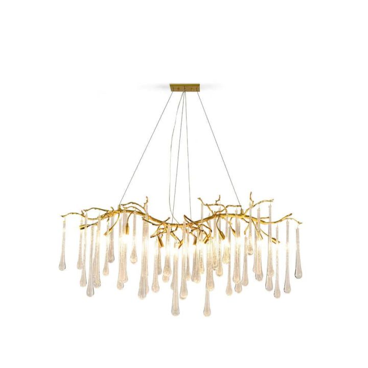 Branch Aqua Makrama Chandeliers - XYlight