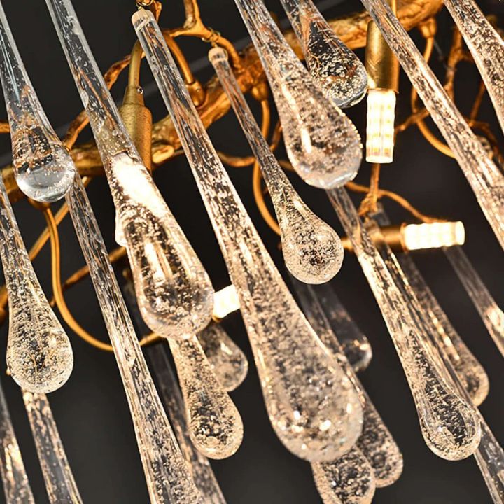 Branch Aqua Makrama Chandeliers - XYlight