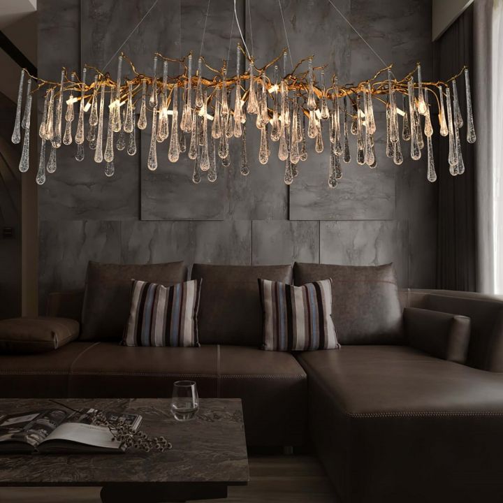 Branch Aqua Makrama Chandeliers - XYlight