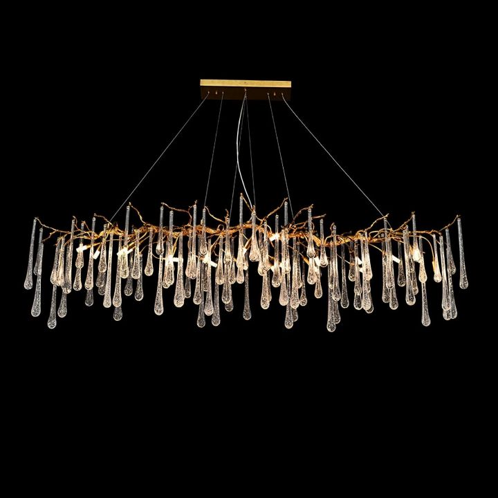 Branch Aqua Makrama Chandeliers - XYlight