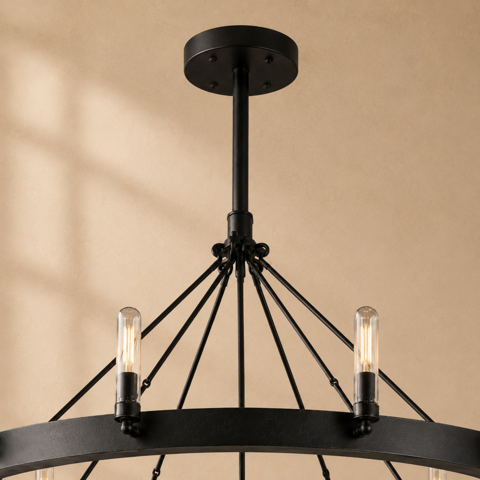Camorven Vintage Filament Round Outdoor Chandelier - XYlight