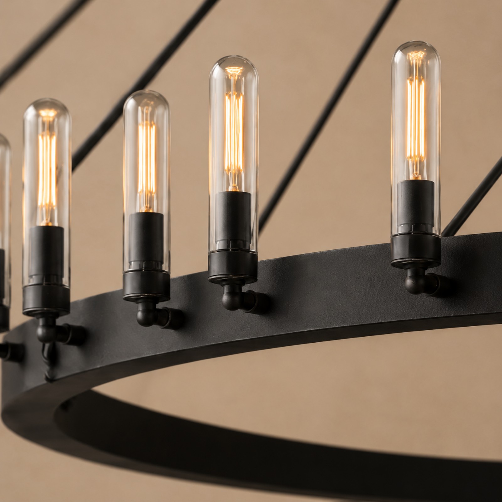 Camorven Vintage Filament Round Outdoor Chandelier - XYlight