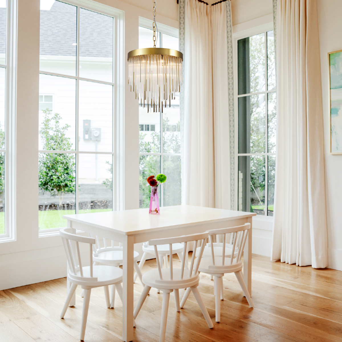 Canavor Aged 12-Light Chandelier - XYlight