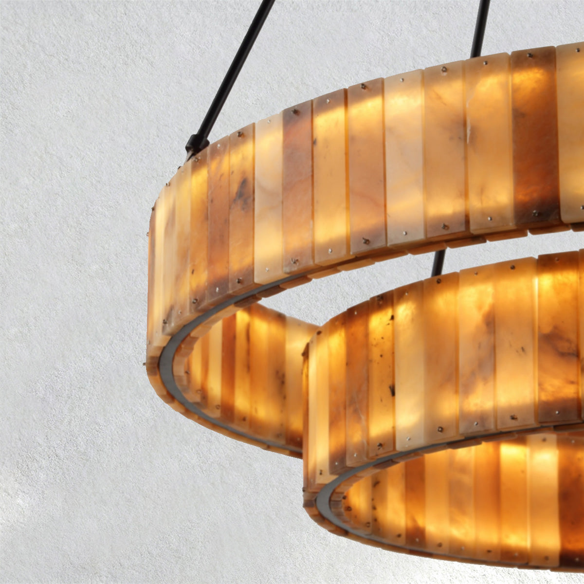 Carey Eterna Alabaster Round Chandelier - XYlight